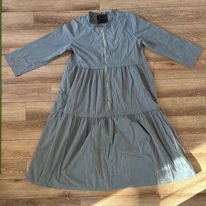 Colette gray zipper dress